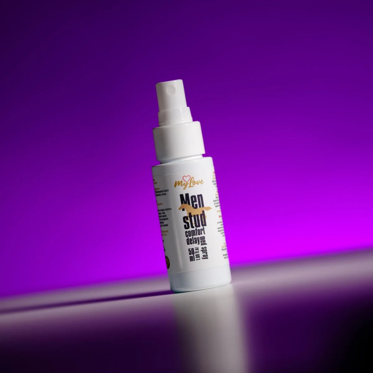 MyLove Men stud comfort delay-med spray 50 ml. — zdjęcie 2