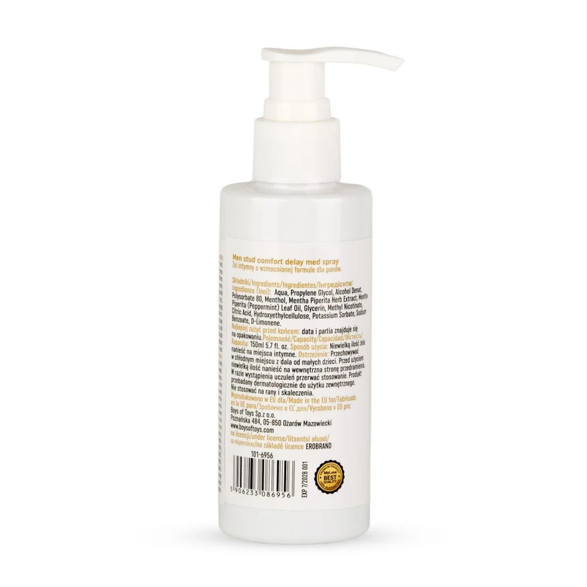 MyLove Men stud comfort delay-med gel 150ml — zdjęcie 2