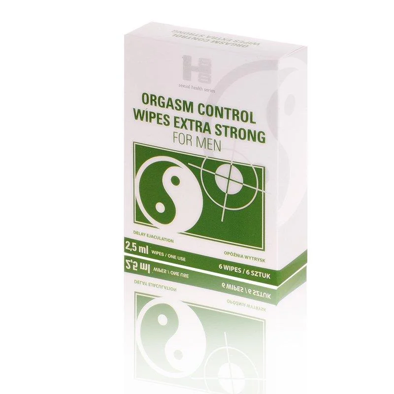 Supl.diety-Orgasm Control Wipes 6szt. — zdjęcie 3