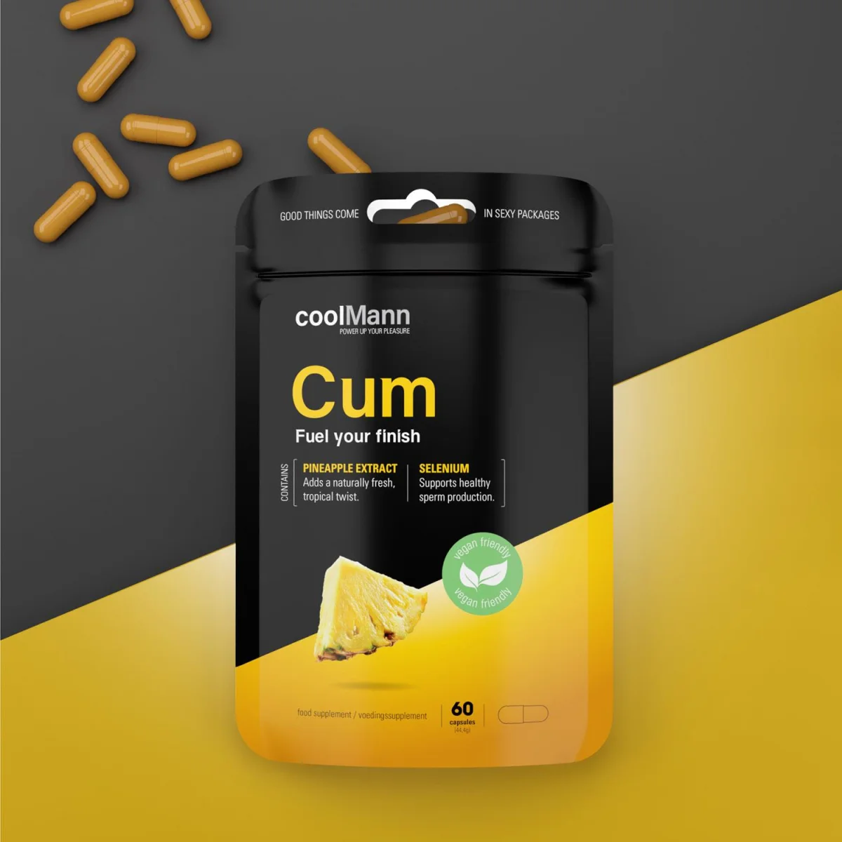 CoolMann CUM - 60 capsules — zdjęcie 3