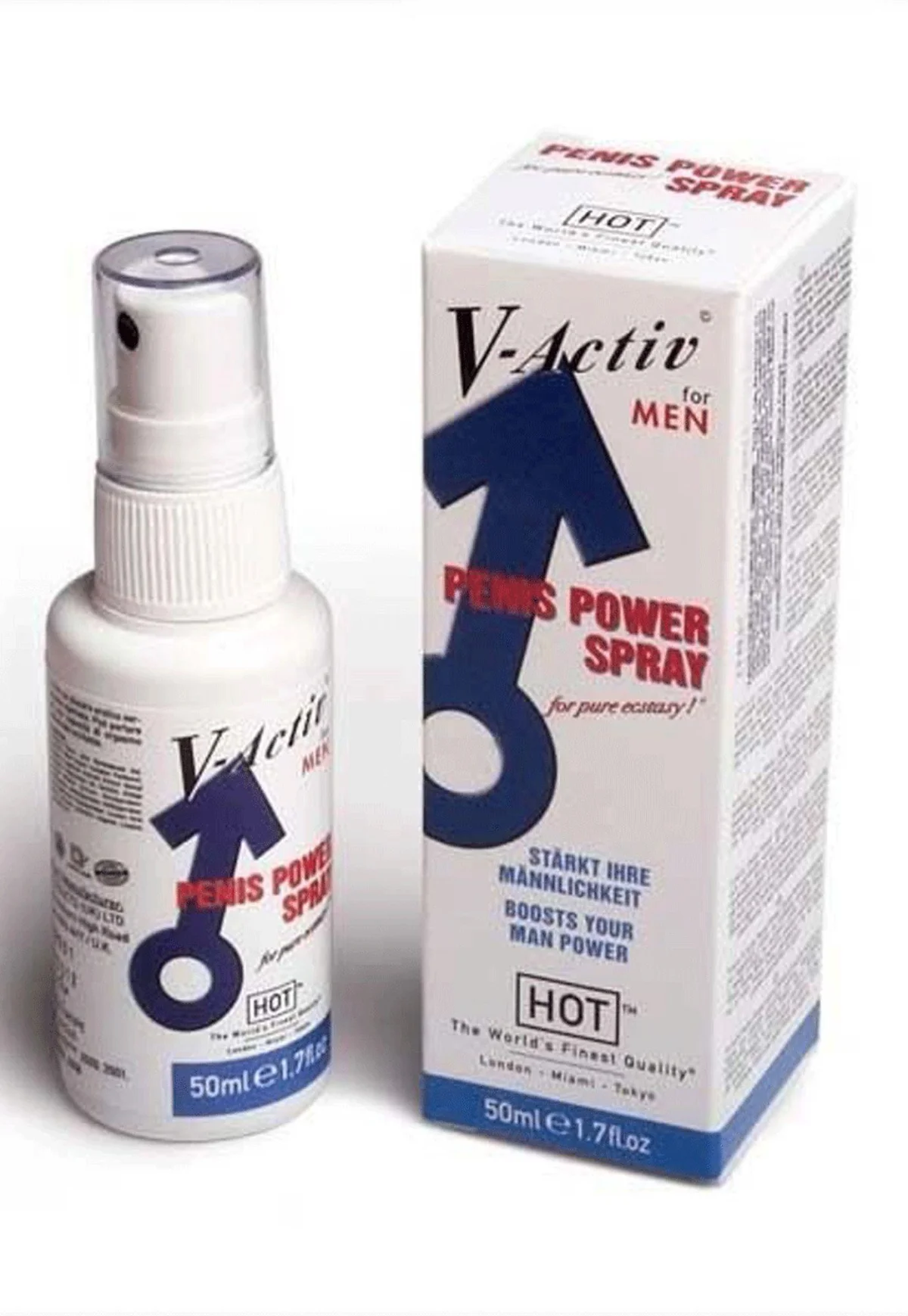 Żel/sprej-V-Activ Penis Power Spray for Men 50ml — zdjęcie 3
