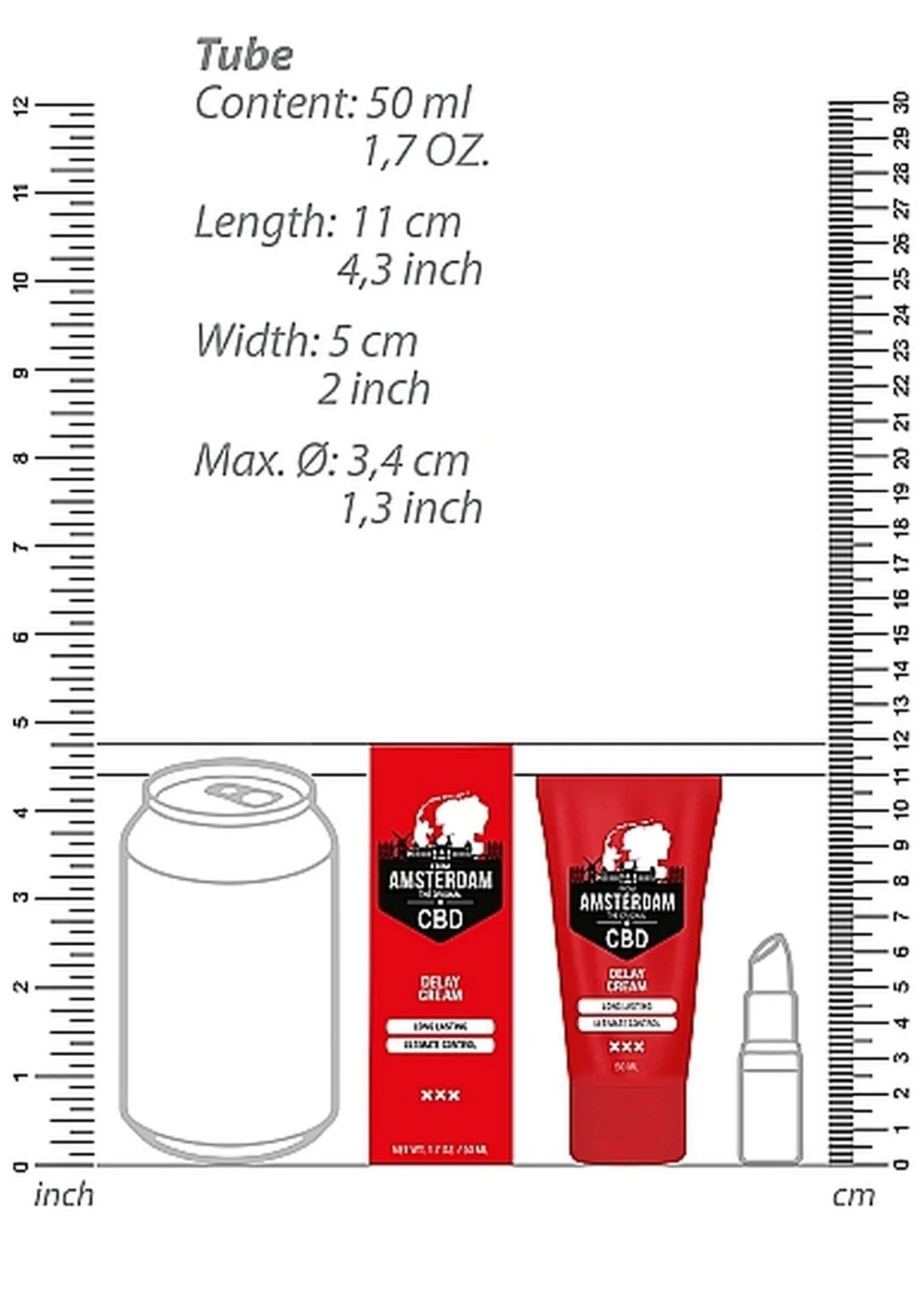 Original CBD from Amsterdam - Delay Cream - 50 ml — zdjęcie 4