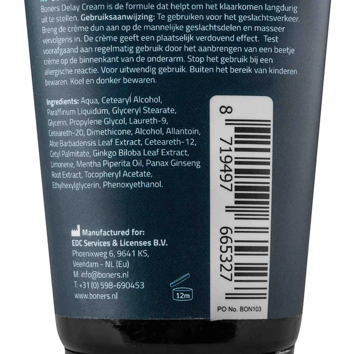 Boners - Delay Cream 100 ml — zdjęcie 3