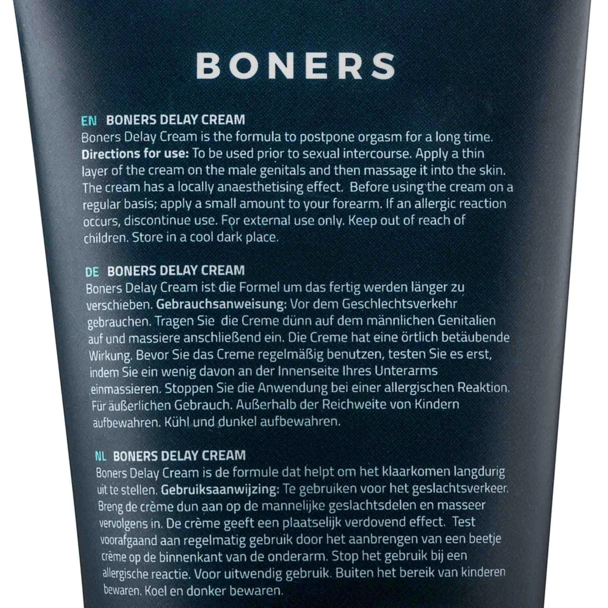 Boners - Delay Cream 100 ml — zdjęcie 4