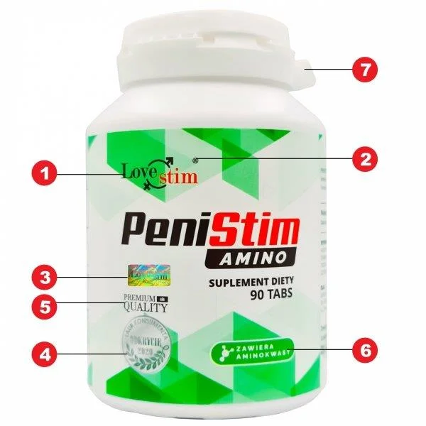 Supl.diety-LSTIM suplement Penistim Amino 90kaps — zdjęcie 3