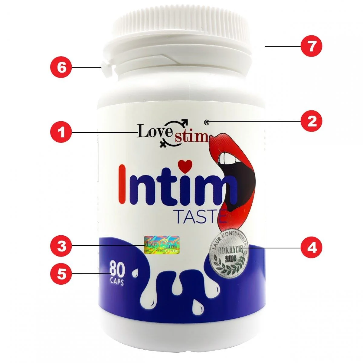 Supl.diety- INTIM TASTE 80 caps — zdjęcie 2