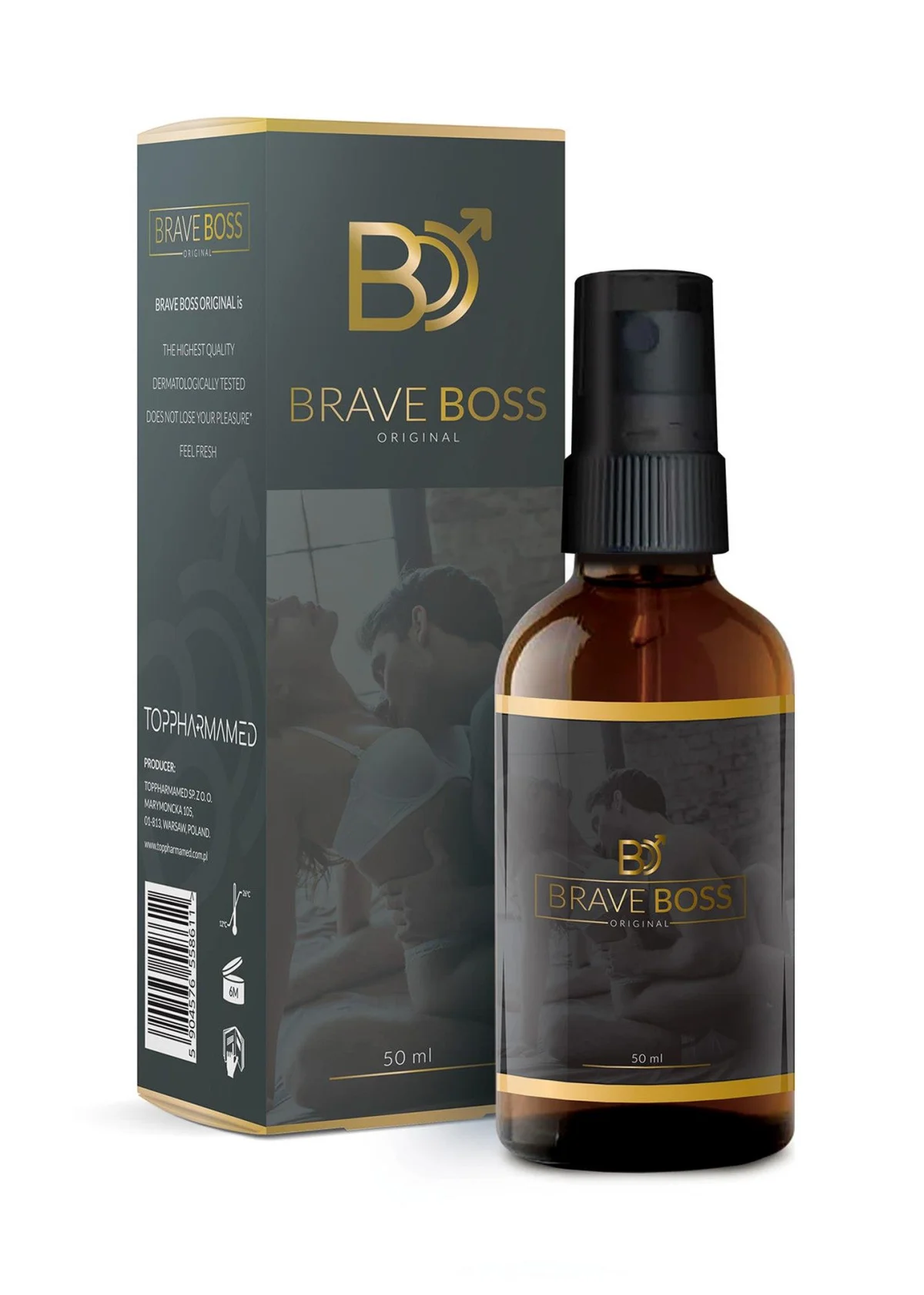 BRAVE BOSS Original spray 50 ml — zdjęcie 2