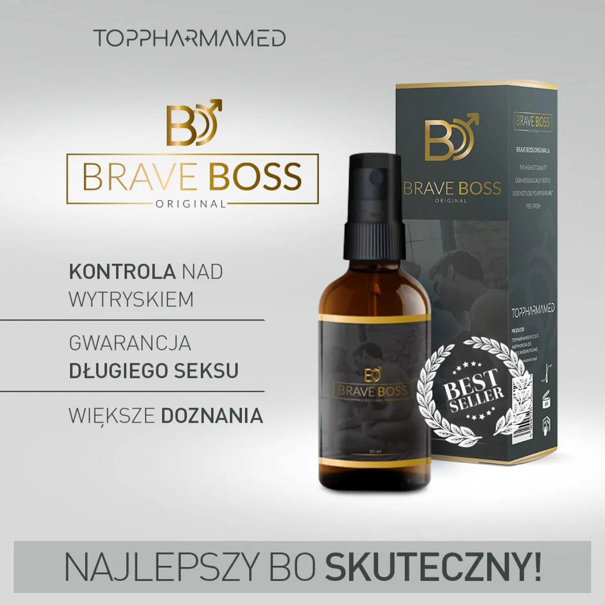 BRAVE BOSS Original spray 50 ml — zdjęcie 8
