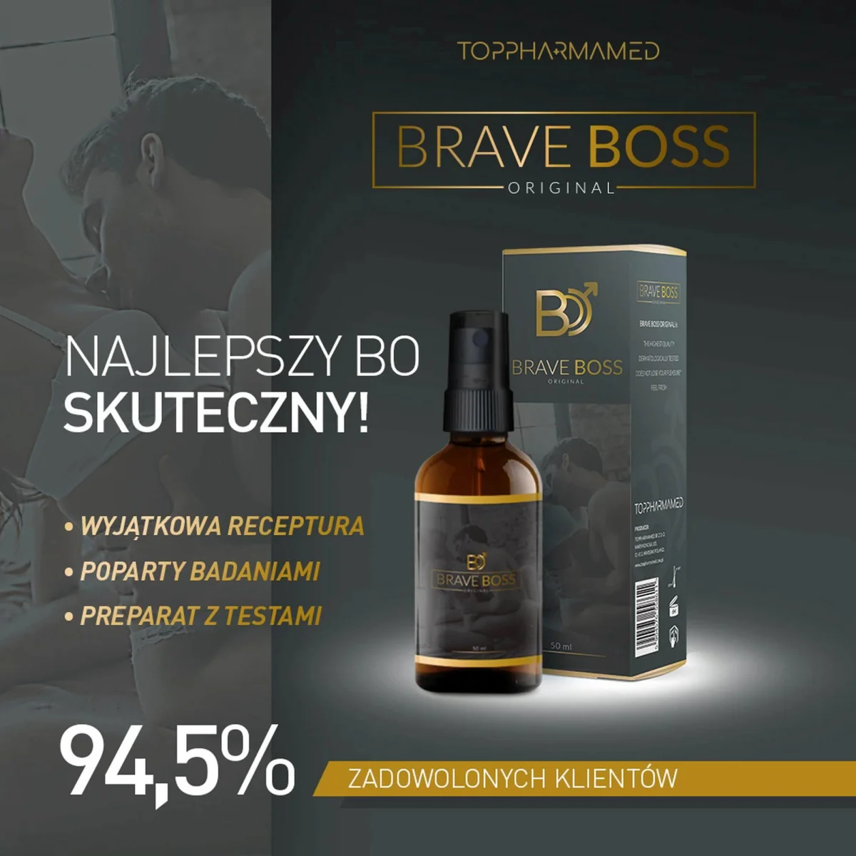 BRAVE BOSS Original spray 50 ml — zdjęcie 9