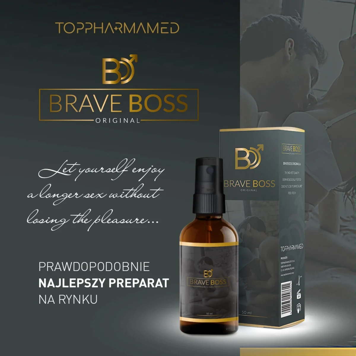 BRAVE BOSS Original spray 50 ml — zdjęcie 10