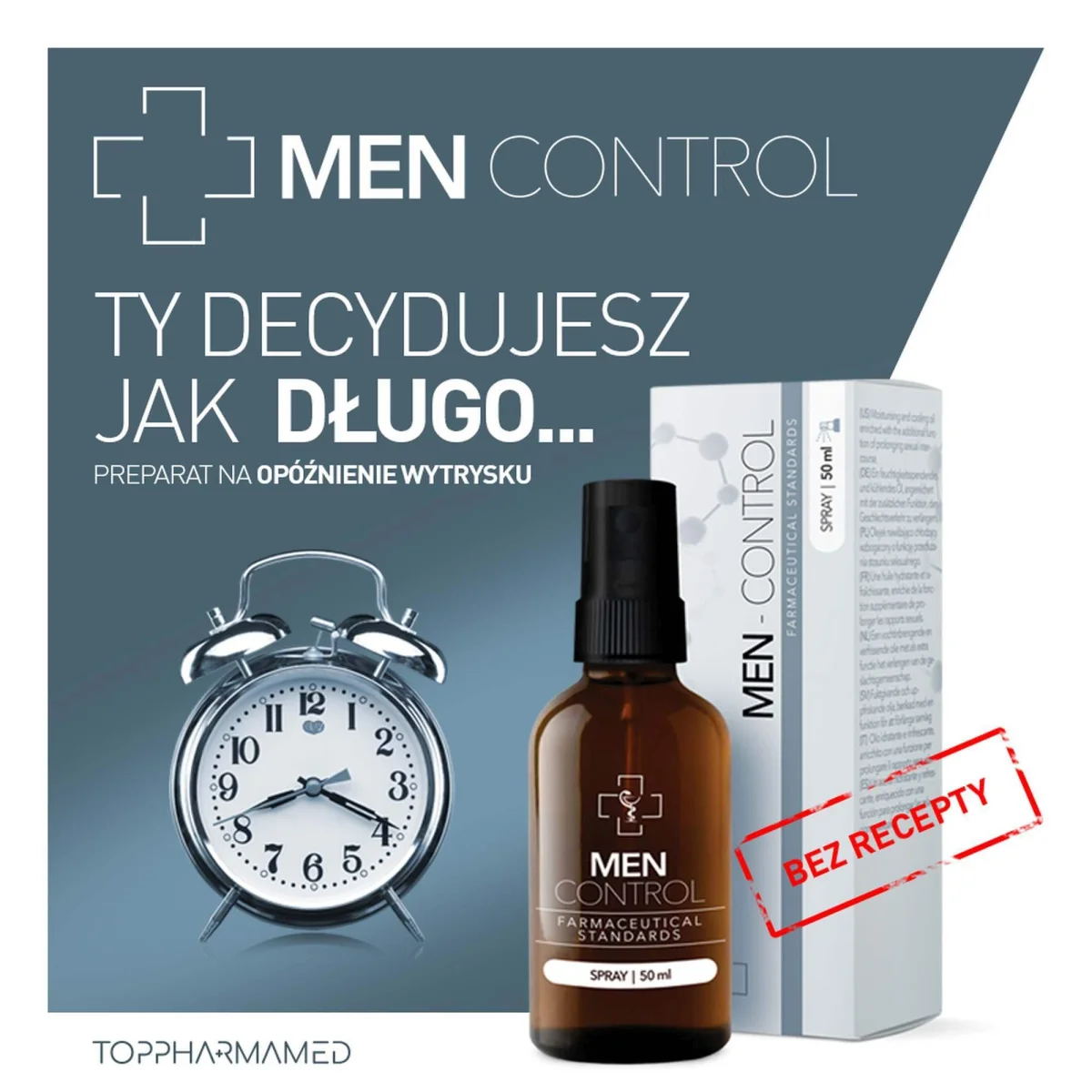 MEN - CONTROL spray 50 ml — zdjęcie 2