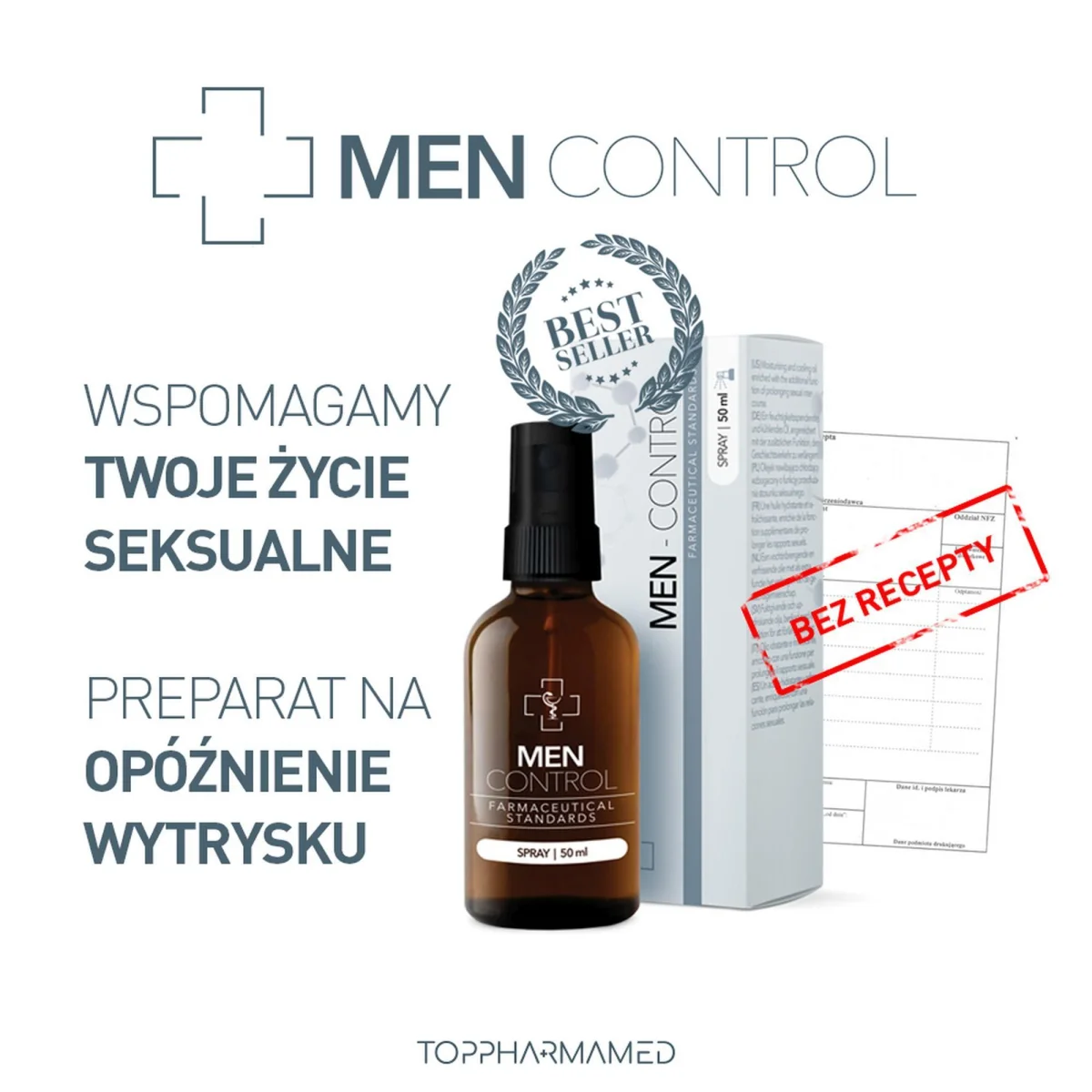 MEN - CONTROL spray 50 ml — zdjęcie 3