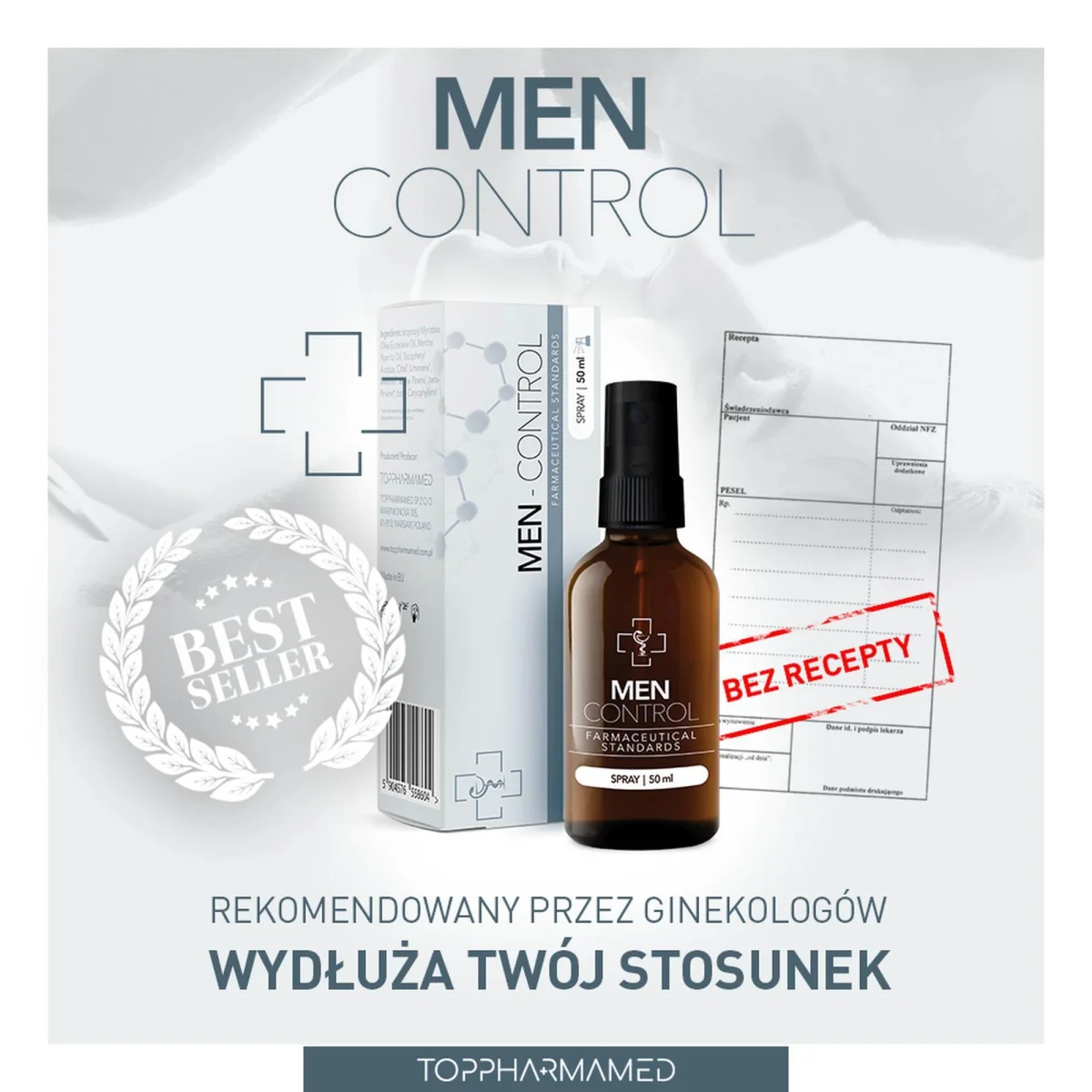 MEN - CONTROL spray 50 ml — zdjęcie 5