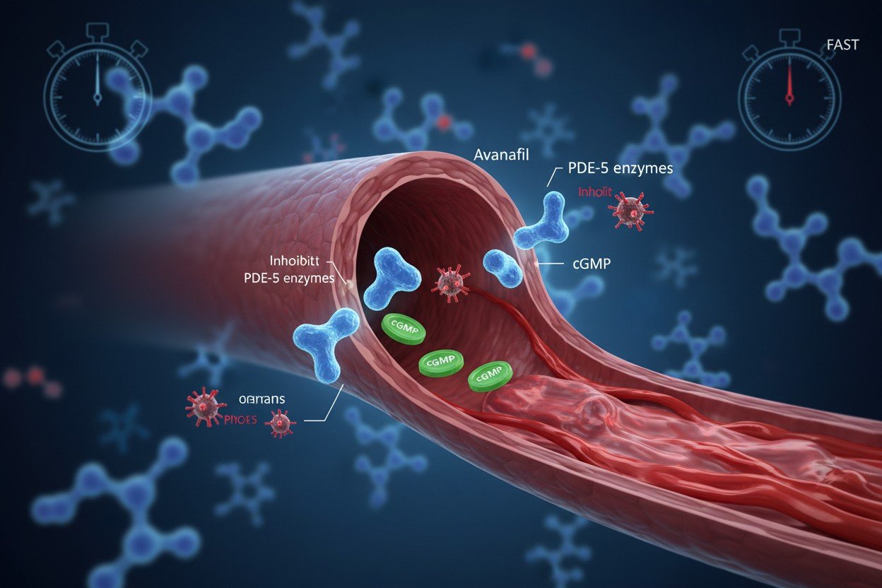Awanafil — mechanizm działania i co go wyróżnia spośród inhibitorów PDE-5