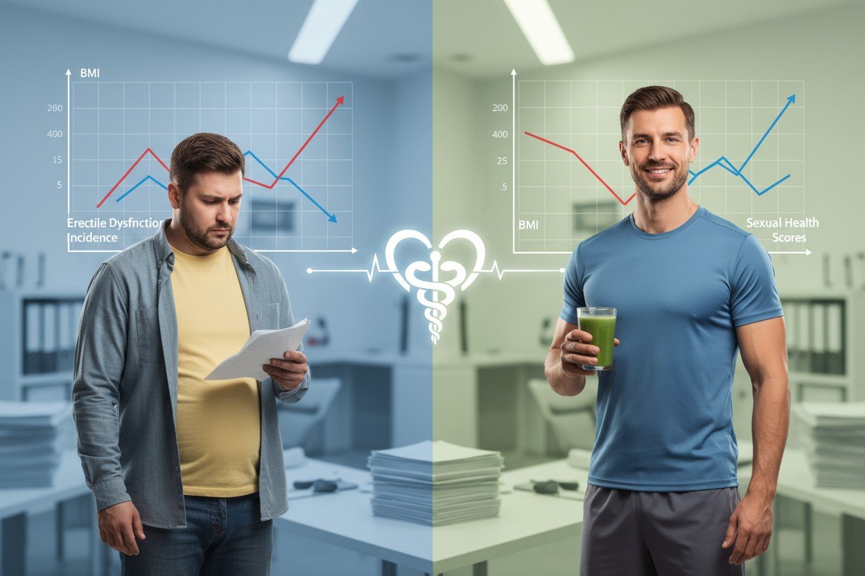 BMI a zaburzenia erekcji — co mówią badania kliniczne