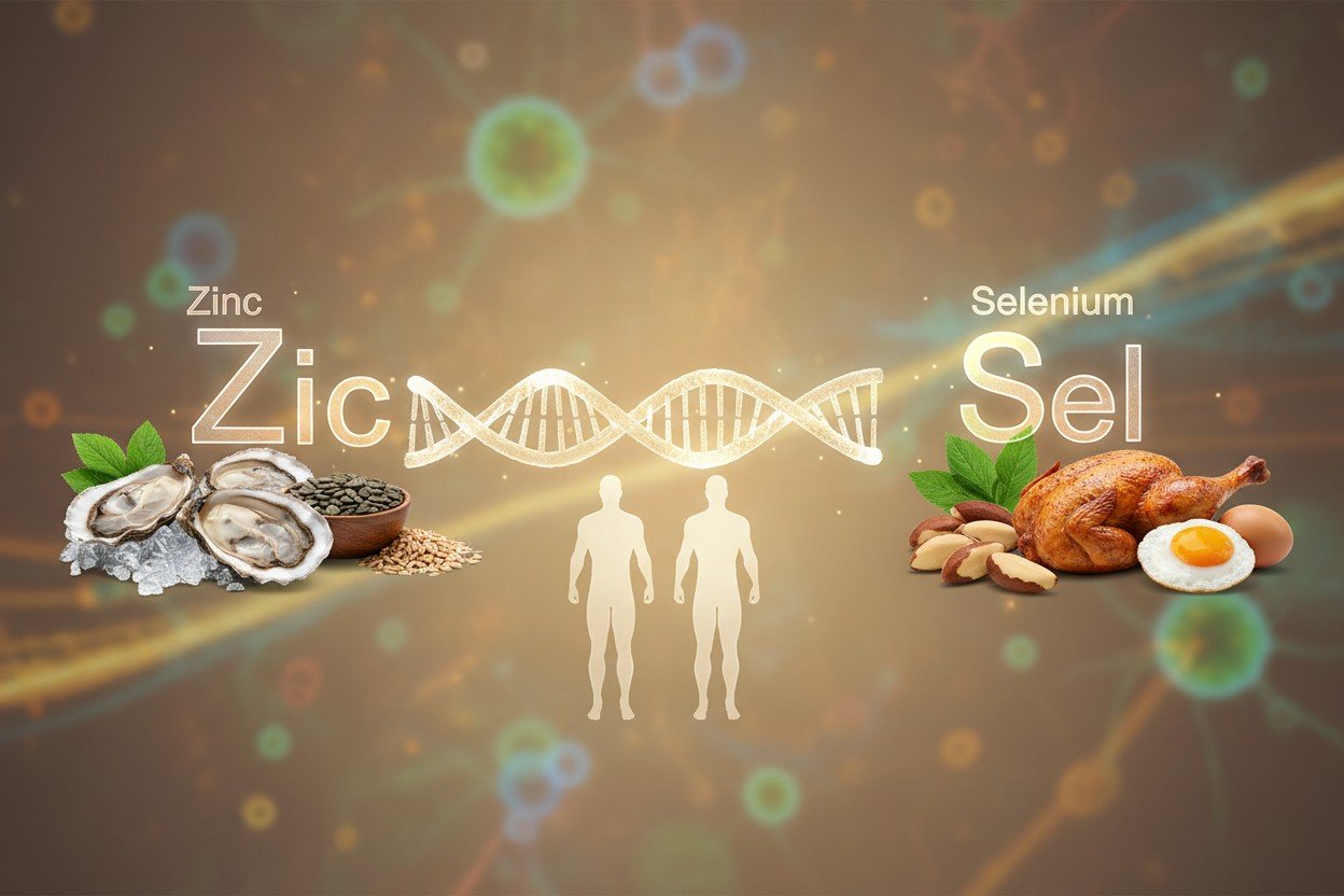 Cynk i selen na potencję — dlaczego te dwa pierwiastki idą w parze