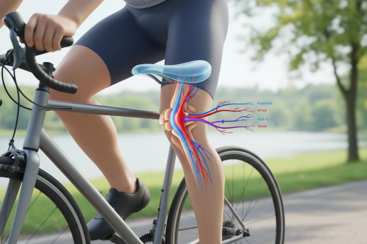 Jak nacisk siodełka na krocze wpływa na przepływ krwi