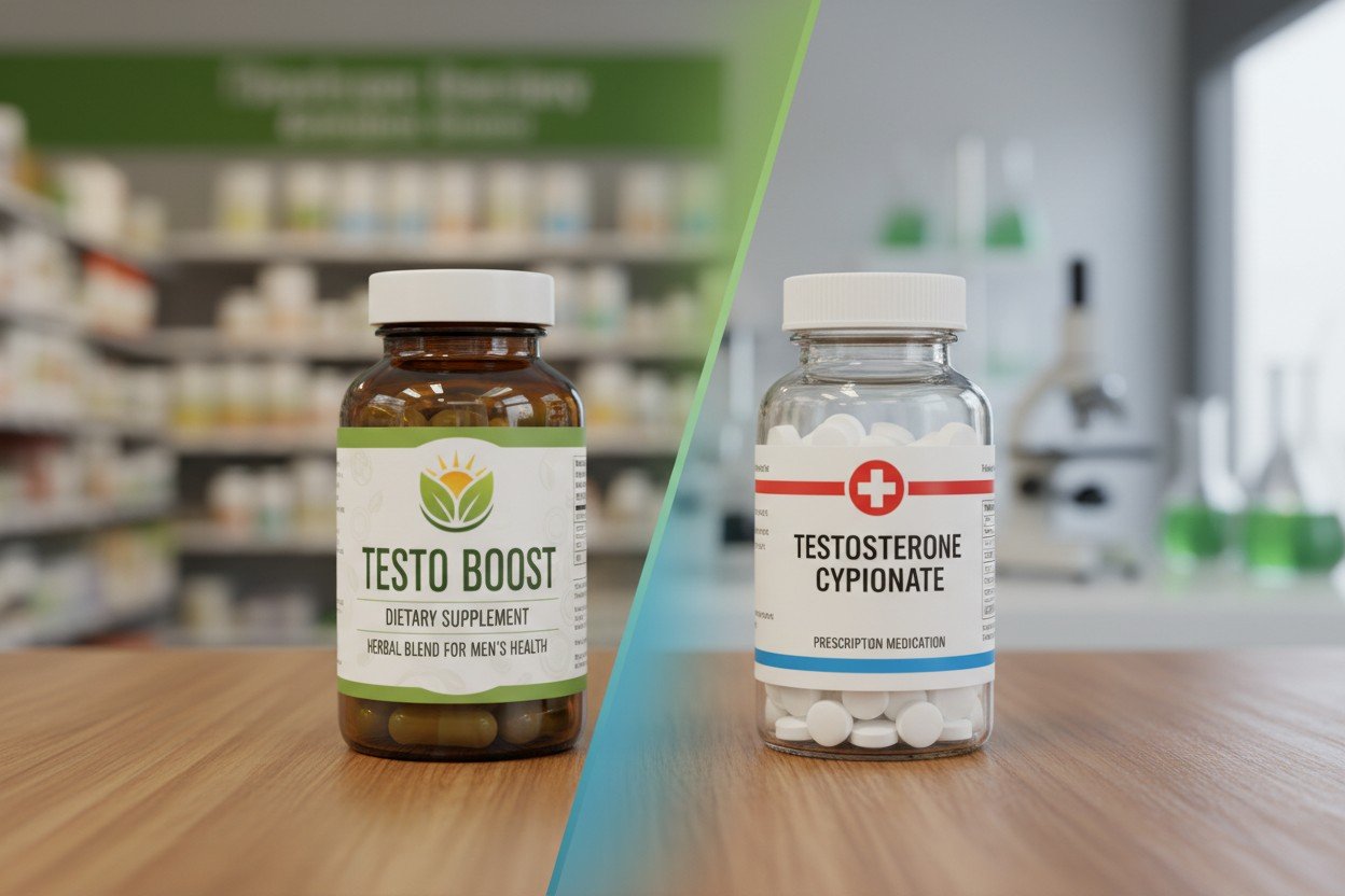 Tabletki na testosteron — czym różni się suplement od leku