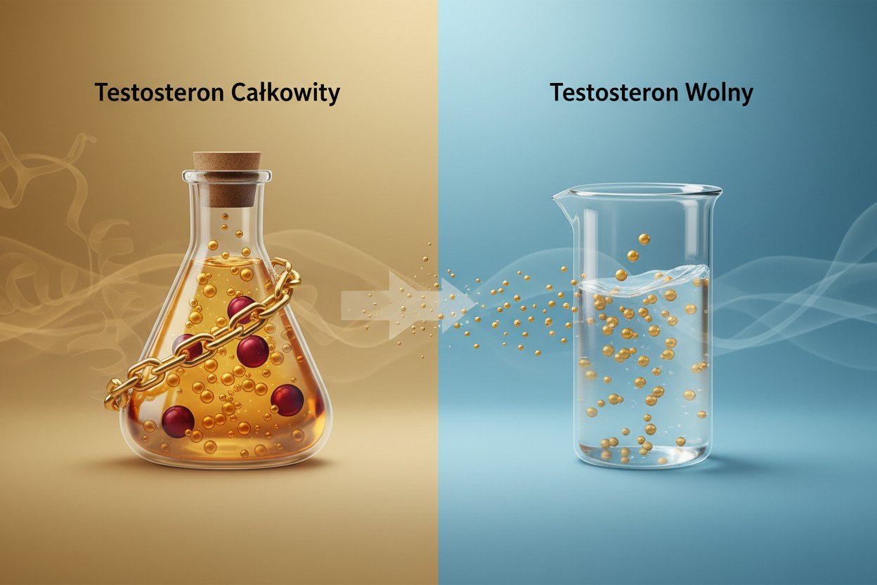 Testosteron całkowity i wolny — czym różnią się oba oznaczenia