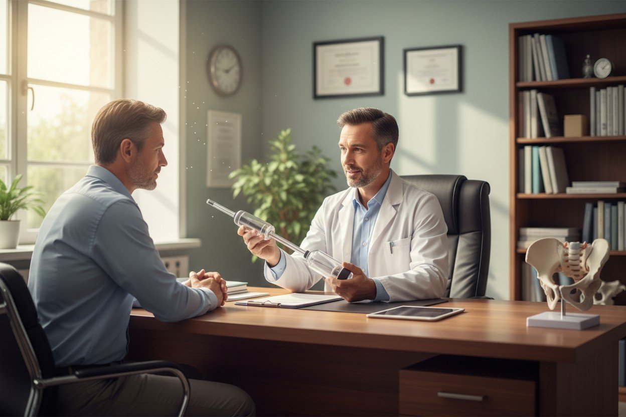 Zastosowanie medyczne VED — kiedy urolog przepisuje pompkę do penisa